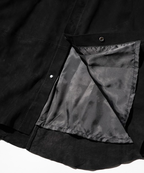 SUNNY  SPORTS（サニースポーツ）の「SUNNY SPORTS / サニースポーツ LEATHER SHIRT スムースレザー スウェード リラックスフィット レザーシャツ（シャツ/ブラウス・メンズ・ブラック系その他/ブラック・MEDIUM/LARGE）」の20枚目の写真