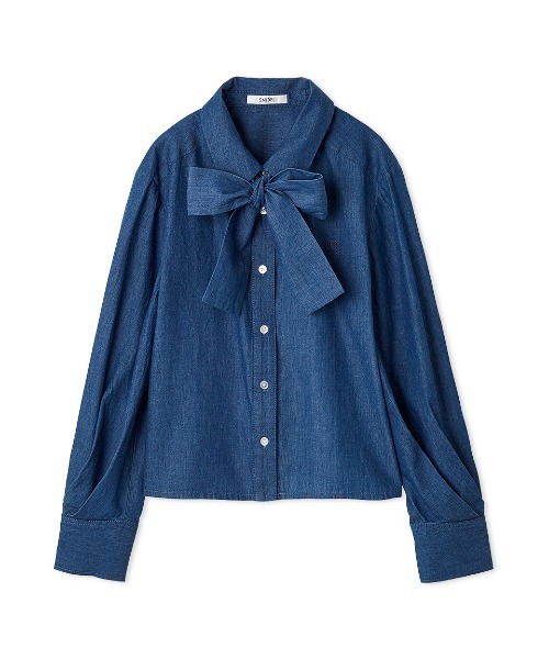 【美品】snidel ボウタイシャツ snidel （スナイデル）ボウタイシャツ 25秋冬【SWFB254204】シャツ