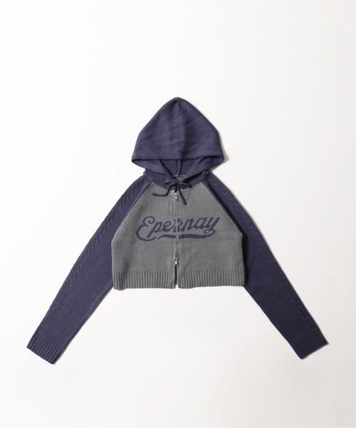 PHILLY（フィリー）の「ロゴジャガードニットパーカー（パーカー・レディース・ネイビー/ブラウン/ブラック・FREE）」の19枚目の写真