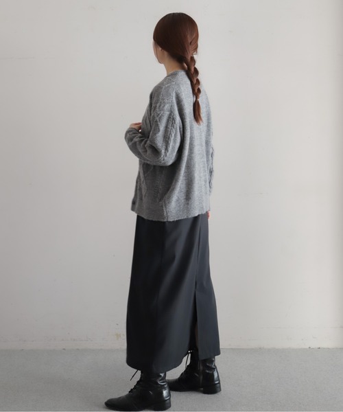 NOMBRE IMPAIR（ノンブルアンペール）の「ミニストライプ　サロペットジャンスカ（ジャンパースカート・レディース・ブラウン/ブラック・FREE）」の8枚目の写真