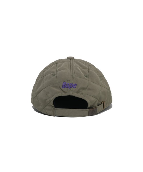 A BATHING APE(アベイシングエイプ)の「BAPE STA LOGO QUILTING CAP(キャップ・メンズ・オリーブ/オレンジ/ネイビー・FREE)」の7枚目の写真