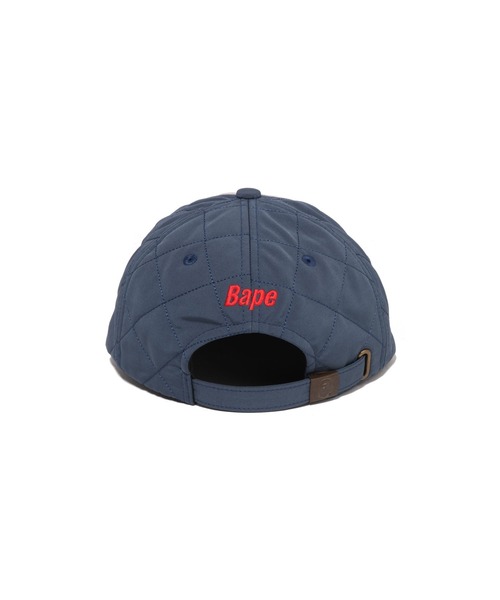 A BATHING APE(アベイシングエイプ)の「BAPE STA LOGO QUILTING CAP(キャップ・メンズ・オリーブ/オレンジ/ネイビー・FREE)」の8枚目の写真