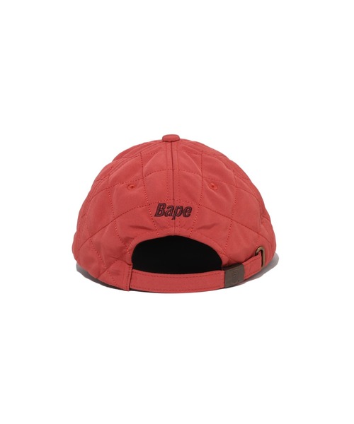 A BATHING APE(アベイシングエイプ)の「BAPE STA LOGO QUILTING CAP(キャップ・メンズ・オリーブ/オレンジ/ネイビー・FREE)」の9枚目の写真