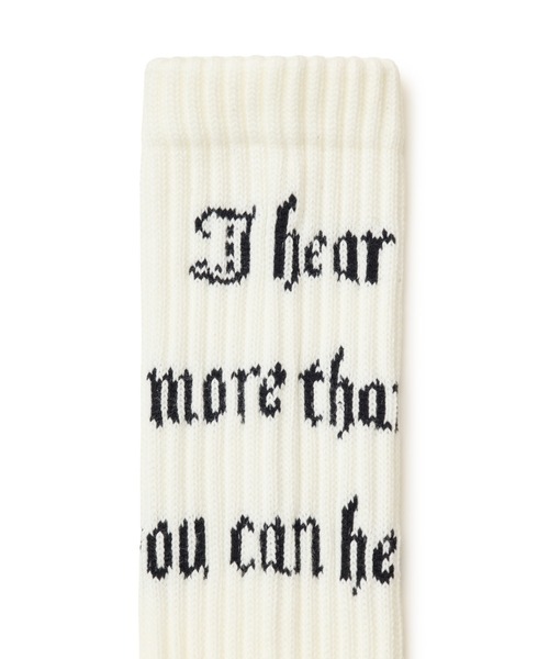 UNDERCOVER（アンダーカバー）の「UP1F4L01（ソックス/靴下・メンズ・ブラック/オフホワイト・FREE）」の3枚目の写真