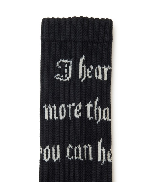 UNDERCOVER（アンダーカバー）の「UP1F4L01（ソックス/靴下・メンズ・ブラック/オフホワイト・FREE）」の4枚目の写真