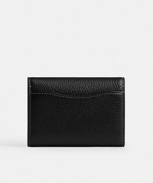 COACH（コーチ）の「エッセンシャル フラップ カード ケース（ミニ財布）（財布・レディース・ブラック系その他・ONE）」の3枚目の写真