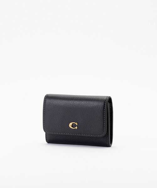 COACH（コーチ）の「エッセンシャル フラップ カード ケース（ミニ財布）（財布・レディース・ブラック系その他・ONE）」の6枚目の写真