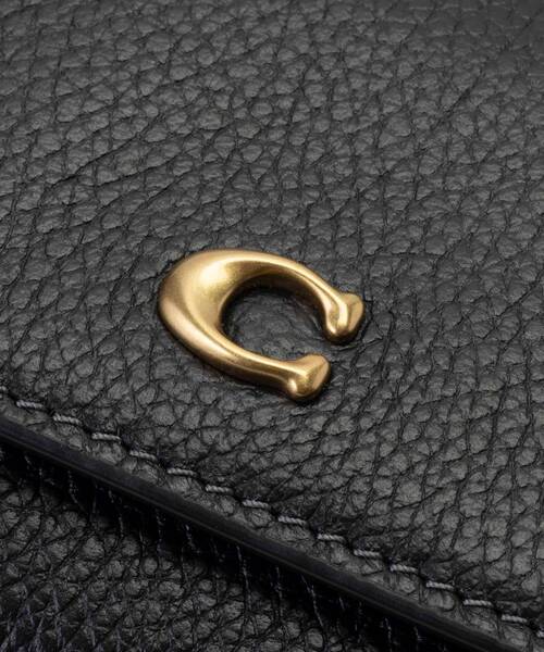 COACH（コーチ）の「エッセンシャル フラップ カード ケース（ミニ財布）（財布・レディース・ブラック系その他・ONE）」の11枚目の写真