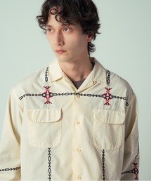 PENDLETON | ガーメントダイ・EMB・オープンカラーシャツ(シャツ/ブラウス)