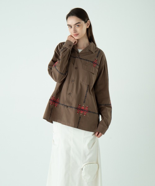 PENDLETON（ペンドルトン）の「ガーメントダイ・EMB・オープンカラーシャツ（シャツ/ブラウス・メンズ・チャコール/モカ/アイボリー・LARGE/MEDIUM/SMALL）」の9枚目の写真