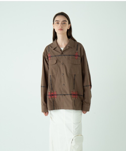 PENDLETON（ペンドルトン）の「ガーメントダイ・EMB・オープンカラーシャツ（シャツ/ブラウス・メンズ・チャコール/モカ/アイボリー・LARGE/MEDIUM/SMALL）」の16枚目の写真