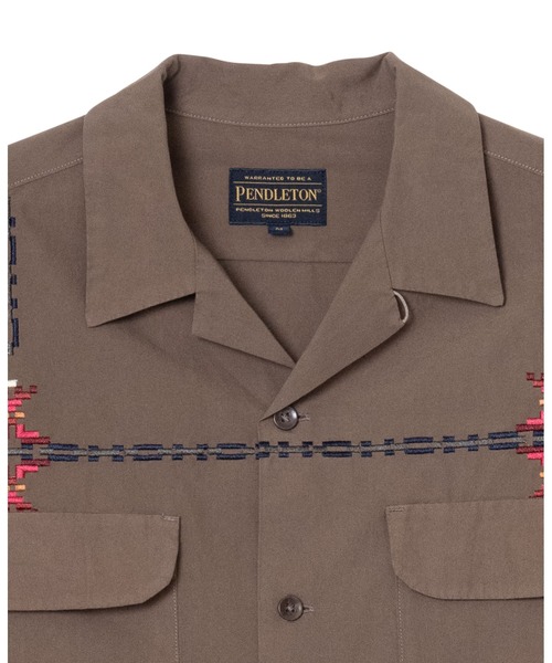 PENDLETON（ペンドルトン）の「ガーメントダイ・EMB・オープンカラーシャツ（シャツ/ブラウス・メンズ・チャコール/モカ/アイボリー・LARGE/MEDIUM/SMALL）」の19枚目の写真