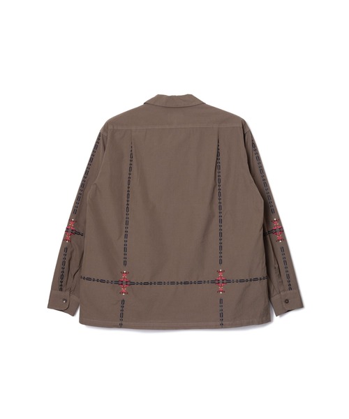 PENDLETON（ペンドルトン）の「ガーメントダイ・EMB・オープンカラーシャツ（シャツ/ブラウス・メンズ・チャコール/モカ/アイボリー・LARGE/MEDIUM/SMALL）」の20枚目の写真