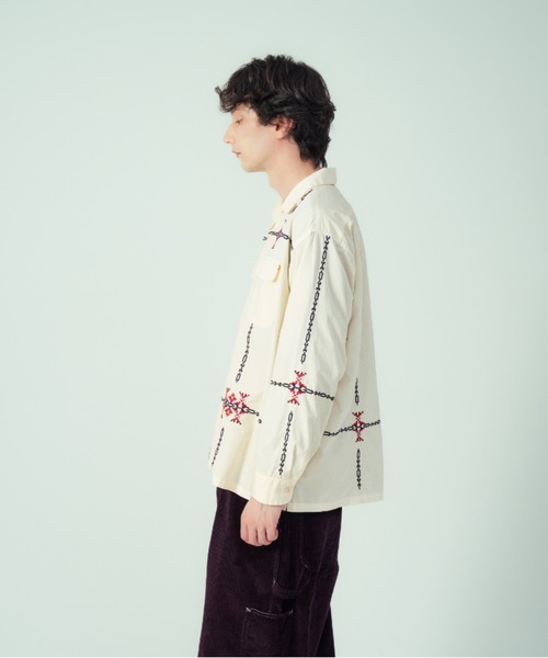 PENDLETON（ペンドルトン）の「ガーメントダイ・EMB・オープンカラーシャツ（シャツ/ブラウス・メンズ・チャコール/モカ/アイボリー・LARGE/MEDIUM/SMALL）」の22枚目の写真