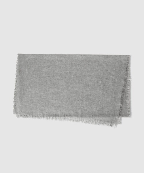 ASAUCE MELER（アソースメレ）の「【A SAUCE MELER(アソースメレ)】ファインラムエアリーソリッドウールストール（マフラー・レディース・レッド/ブラウン/ライトグレー・FREE）」の11枚目の写真