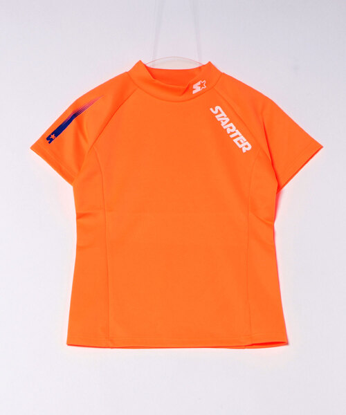 STARTER（スターター）の「《STARTER GOLF》スターターゴルフ AQUATWIST(R)高伸縮ストレッチ カラフルモックネック半袖Tシャツ SG-123005（Tシャツ/カットソー・メンズ・ブルー/ブラック/ピンク/イエロー/オレンジ/ホワイト・L/XL/M/S/XS）」の6枚目の写真