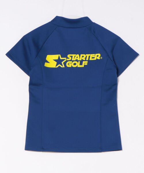STARTER（スターター）の「《STARTER GOLF》スターターゴルフ AQUATWIST(R)高伸縮ストレッチ カラフルモックネック半袖Tシャツ SG-123005（Tシャツ/カットソー・メンズ・ブルー/ブラック/ピンク/イエロー/オレンジ/ホワイト・L/XL/M/S/XS）」の8枚目の写真