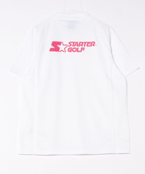 STARTER（スターター）の「《STARTER GOLF》スターターゴルフ AQUATWIST(R)高伸縮ストレッチ カラフルモックネック半袖Tシャツ SG-123005（Tシャツ/カットソー・メンズ・ブルー/ブラック/ピンク/イエロー/オレンジ/ホワイト・L/XL/M/S/XS）」の10枚目の写真