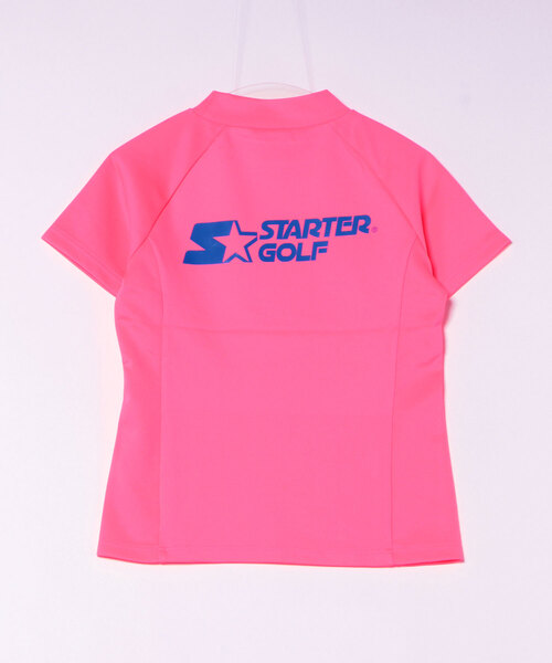 STARTER（スターター）の「《STARTER GOLF》スターターゴルフ AQUATWIST(R)高伸縮ストレッチ カラフルモックネック半袖Tシャツ SG-123005（Tシャツ/カットソー・メンズ・ブルー/ブラック/ピンク/イエロー/オレンジ/ホワイト・L/XL/M/S/XS）」の12枚目の写真