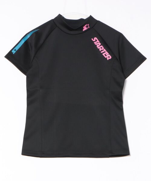 STARTER（スターター）の「《STARTER GOLF》スターターゴルフ AQUATWIST(R)高伸縮ストレッチ カラフルモックネック半袖Tシャツ SG-123005（Tシャツ/カットソー・メンズ・ブルー/ブラック/ピンク/イエロー/オレンジ/ホワイト・L/XL/M/S/XS）」の13枚目の写真