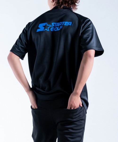 STARTER（スターター）の「《STARTER GOLF》スターターゴルフ AQUATWIST(R)高伸縮ストレッチ カラフルモックネック半袖Tシャツ SG-123005（Tシャツ/カットソー・メンズ・ブルー/ブラック/ピンク/イエロー/オレンジ/ホワイト・L/XL/M/S/XS）」の21枚目の写真
