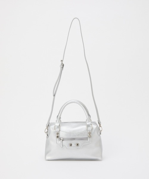 COLONY 2139（コロニートゥーワンスリーナイン）の「スタッズボストンバッグ（ボストンバッグ・レディース・シルバー/ブラック・FREE）」の22枚目の写真