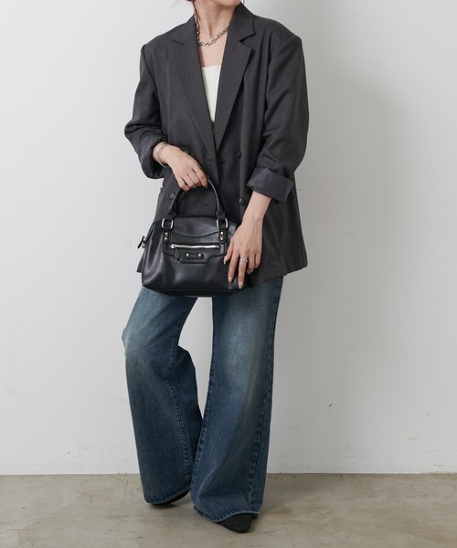 COLONY 2139（コロニートゥーワンスリーナイン）の「スタッズボストンバッグ（ボストンバッグ・レディース・シルバー/ブラック・FREE）」の6枚目の写真