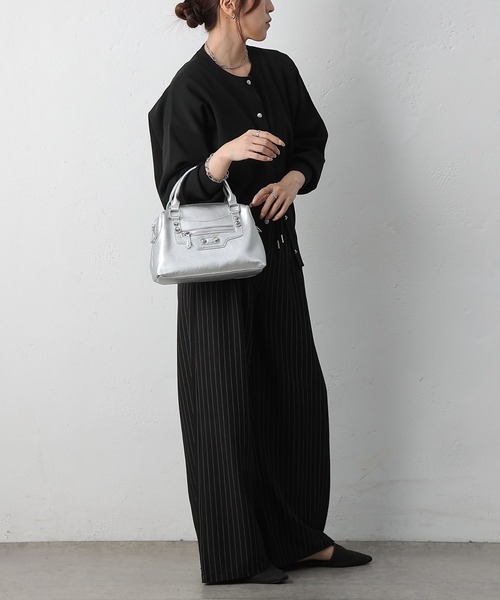 COLONY 2139（コロニートゥーワンスリーナイン）の「スタッズボストンバッグ（ボストンバッグ・レディース・シルバー/ブラック・FREE）」の15枚目の写真