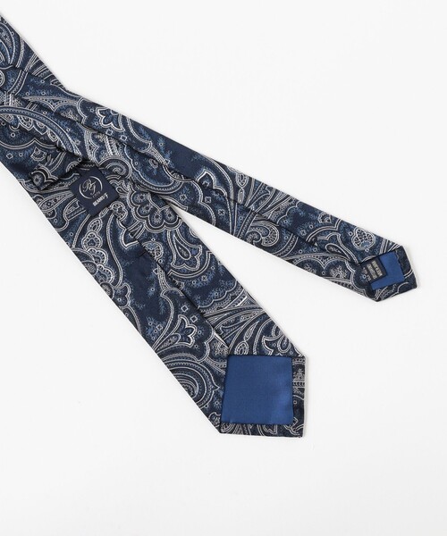 BEAMS F（ビームスエフ）の「シルク ペイズリー柄 ジャカード ネクタイ（ネクタイ・メンズ・ブラウン/ベージュ/ネイビー・ONE SIZE）」の10枚目の写真
