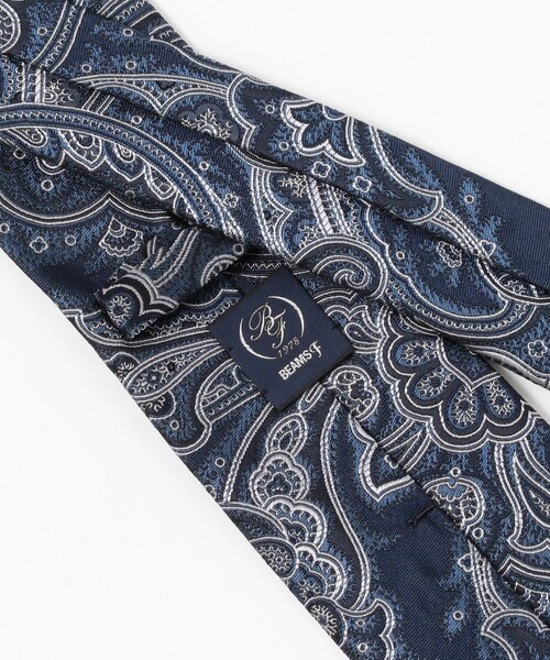 BEAMS F（ビームスエフ）の「シルク ペイズリー柄 ジャカード ネクタイ（ネクタイ・メンズ・ブラウン/ベージュ/ネイビー・ONE SIZE）」の11枚目の写真
