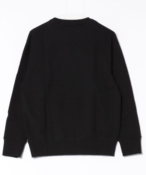 ヴィヴィアンウエストウッドマン　オーブ刺繍スウェットシャツ　ブラック ｵｰｶﾞﾆｯｸｺｯﾄﾝ裏毛ｸﾙｰﾈｯｸｽｳｪｯﾄｼｬﾂ（スウェット）｜Vivienne