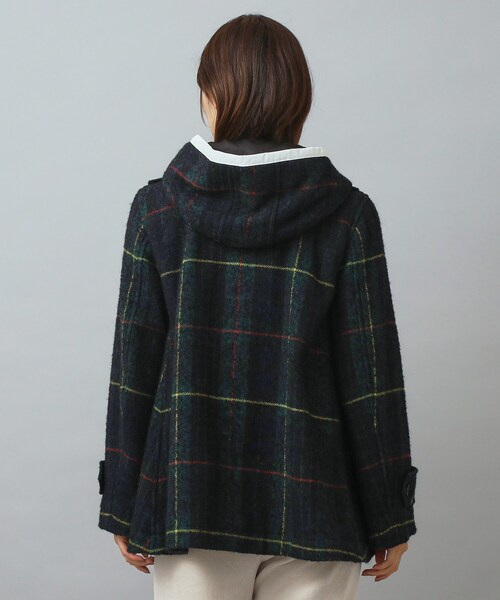 DRESSTERIOR（ドレステリア）の「タータンチェックショートダッフル（ダッフルコート・レディース・モスグリーン系1・34/36/38）」の11枚目の写真