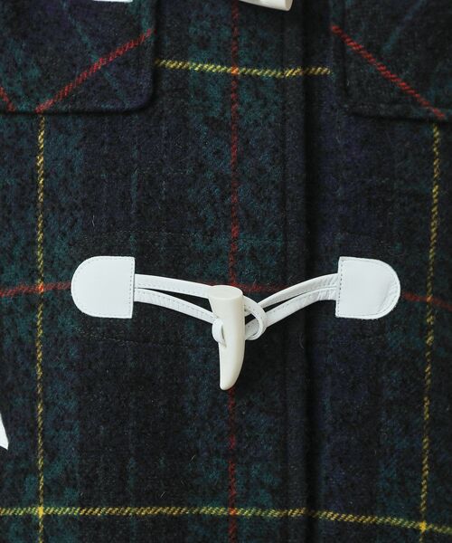 DRESSTERIOR（ドレステリア）の「タータンチェックショートダッフル（ダッフルコート・レディース・モスグリーン系1・34/36/38）」の18枚目の写真