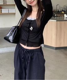 simple cropped cardigan