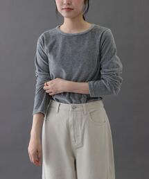 FORK&SPOON ベロアロングスリーブTシャツ
