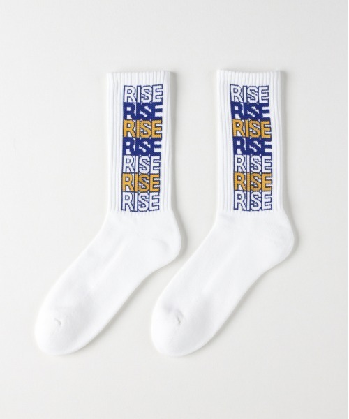 Right-on（ライトオン）の「【BASIC SOCKS】グラフィックデザインクルーソックス（ソックス/靴下・メンズ・ホワイト/グレー・フリー）」の8枚目の写真