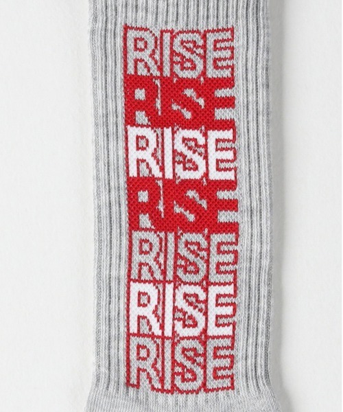 Right-on（ライトオン）の「【BASIC SOCKS】グラフィックデザインクルーソックス（ソックス/靴下・メンズ・ホワイト/グレー・フリー）」の5枚目の写真