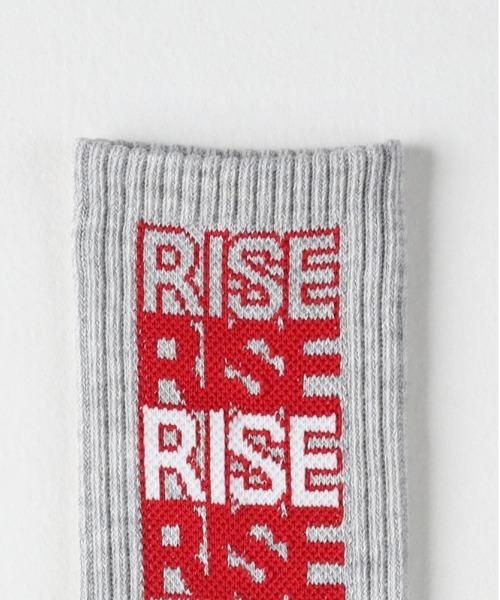 Right-on（ライトオン）の「【BASIC SOCKS】グラフィックデザインクルーソックス（ソックス/靴下・メンズ・ホワイト/グレー・フリー）」の3枚目の写真