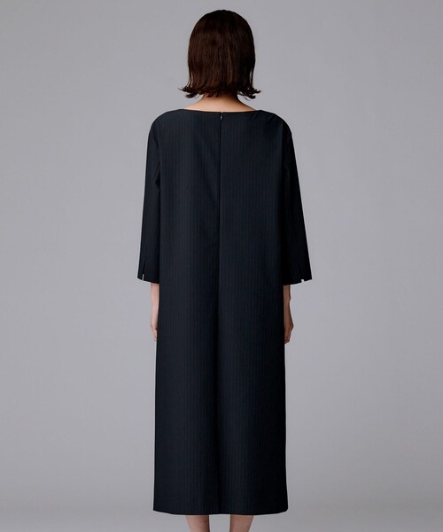 UNTITLED(アンタイトル)の「【洗える/ストレッチ性】スーツライク ストライプワンピース(ワンピース・レディース・ネイビー系2/グレー系その他3・00/01/02/03/04/42/44/46/48/50)」の13枚目の写真