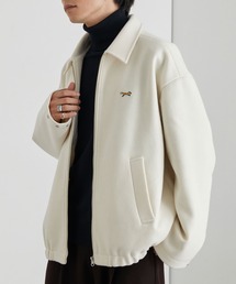 PENNEYS（ぺニーズ）の「PENNEYS/ペニーズ 別注 THE FOX ロゴ ワンポイントワッペン刺繍 テックメルトン オーバーサイズ ジップブルゾン（ブルゾン）」