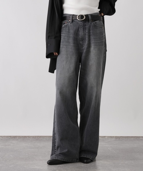 studio CLIP(スタディオクリップ)の「《ウタオ》ストレートデニムパンツ(デニムパンツ・レディース・ブルー/グレー・LARGE/MEDIUM)」の8枚目の写真