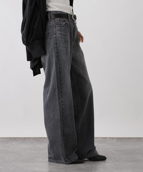 studio CLIP(スタディオクリップ)の「《ウタオ》ストレートデニムパンツ(デニムパンツ・レディース・ブルー/グレー・LARGE/MEDIUM)」の9枚目の写真