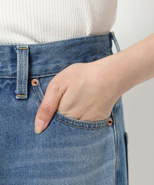 studio CLIP(スタディオクリップ)の「《ウタオ》ストレートデニムパンツ(デニムパンツ・レディース・ブルー/グレー・LARGE/MEDIUM)」の19枚目の写真