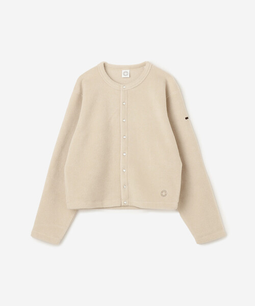 ORCIVAL（オーシバル）の「ORCIVAL | フリース クルーネックカーディガン WOMEN（カーディガン/ボレロ・レディース・ブラック/グレー/ピンク系その他/グレイッシュベージュ・1/2）」の9枚目の写真