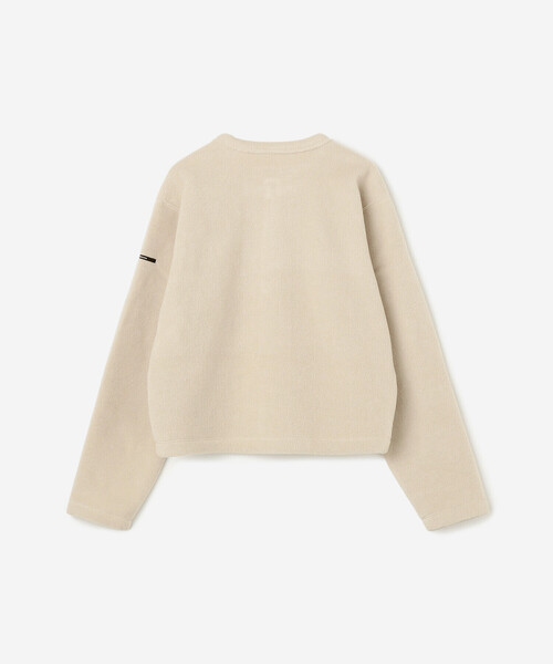 ORCIVAL（オーシバル）の「ORCIVAL | フリース クルーネックカーディガン WOMEN（カーディガン/ボレロ・レディース・ブラック/グレー/ピンク系その他/グレイッシュベージュ・1/2）」の10枚目の写真