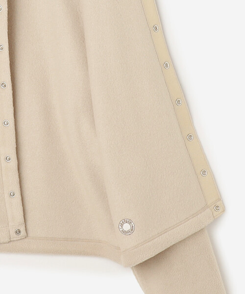 ORCIVAL（オーシバル）の「ORCIVAL | フリース クルーネックカーディガン WOMEN（カーディガン/ボレロ・レディース・ブラック/グレー/ピンク系その他/グレイッシュベージュ・1/2）」の14枚目の写真