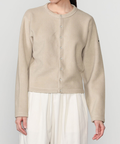 ORCIVAL | フリース クルーネックカーディガン WOMEN（カーディガン