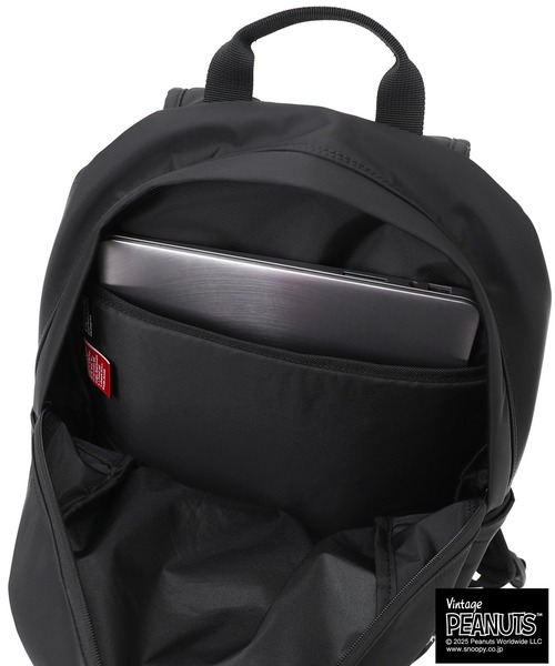 Manhattan Portage（マンハッタンポーテージ）の「TRAILBLAZER BACKPACK JR　FLIGHT NYLON BACKING PEANUTS 25（バックパック/リュック・レディース・ブラック・MEDIUM）」の20枚目の写真