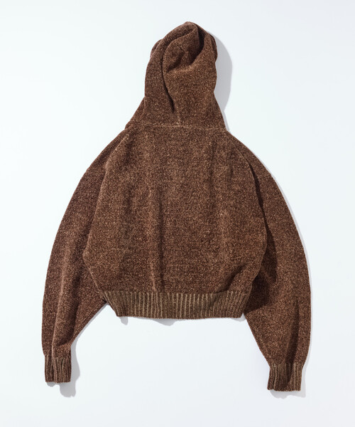 ノーティカ×フリークスストア NAUTICA/ノーティカ モールニット ジップアップフーディー