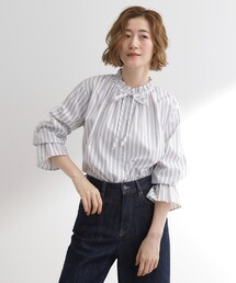 grove | フリルカラーリボンブラウス(シャツ/ブラウス)